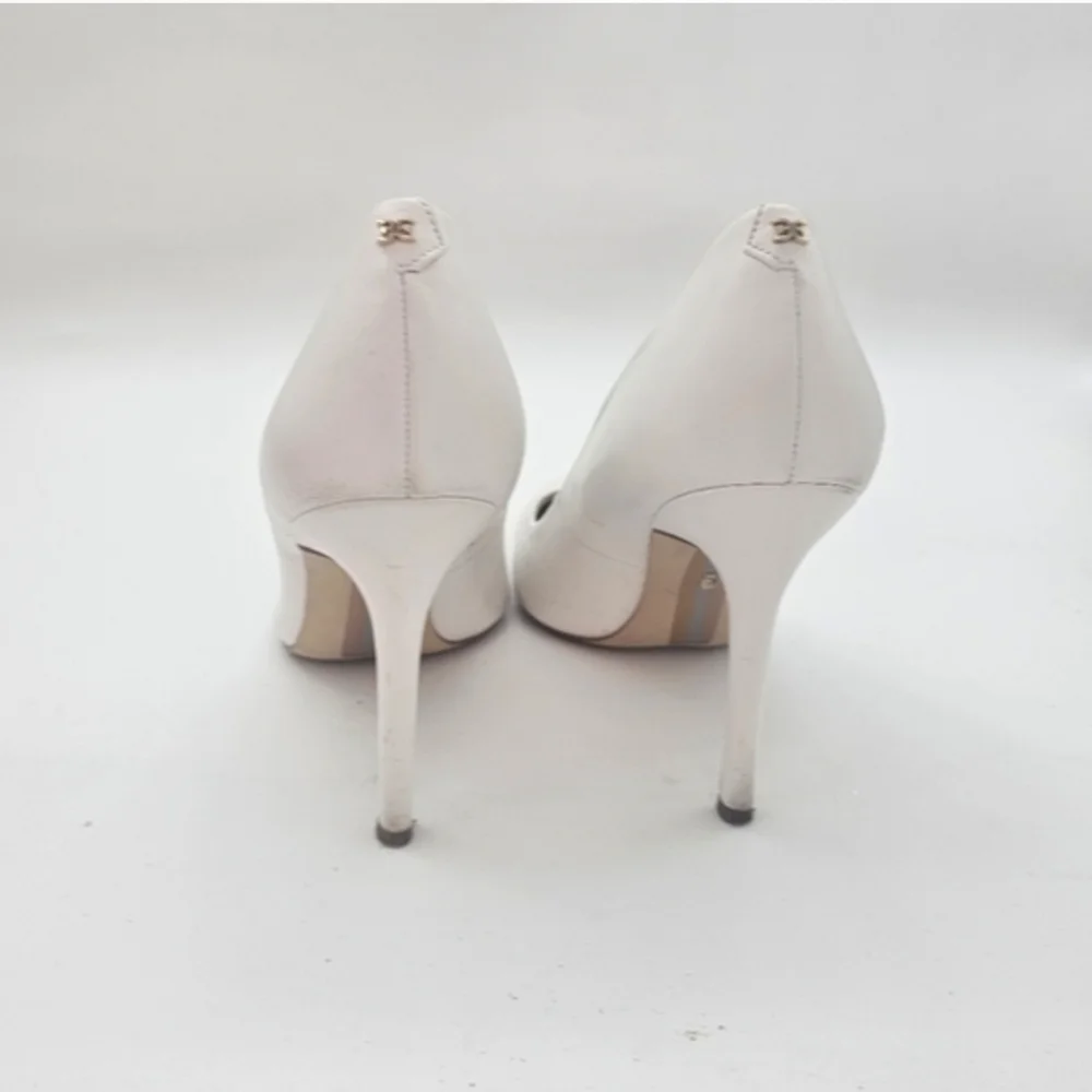 Sam Edelman Hazel Pointed Toe Pump Ivory Size 8.5